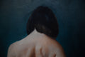 Original art for sale at UGallery.com | Standing Woman with Kimono by John Kelly | $3,500 | oil painting | 36' h x 24' w | thumbnail 4