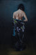 Original art for sale at UGallery.com | Standing Woman with Kimono by John Kelly | $3,500 | oil painting | 36' h x 24' w | thumbnail 1