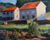 Original art for sale at UGallery.com | Somewhere on the Camino Frances by Jonelle Summerfield | $800 | oil painting | 14' h x 18' w | thumbnail 4