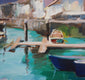 Original art for sale at UGallery.com | View of San Sebastian by Jonelle Summerfield | $2,200 | oil painting | 24' h x 36' w | thumbnail 4