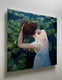 Original art for sale at UGallery.com | The Bather by Jose Luis Bermudez | $2,700 | oil painting | 30' h x 30' w | thumbnail 4