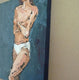 Original art for sale at UGallery.com | White Jockey by Judy Mackey | $350 | oil painting | 10' h x 8' w | thumbnail 2