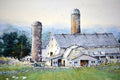 Original art for sale at UGallery.com | Near Strasburg by Judy Mudd | $1,025 | watercolor painting | 12' h x 18' w | thumbnail 4