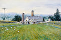 Original art for sale at UGallery.com | Near Strasburg by Judy Mudd | $1,025 | watercolor painting | 12' h x 18' w | thumbnail 1