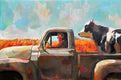 Original art for sale at UGallery.com | BFFs by Keith Thomson | $1,800 | mixed media artwork | 16' h x 24' w | thumbnail 1