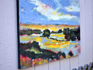 Golden Valley by Kip Decker |  Side View of Artwork 