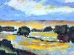 Original art for sale at UGallery.com | Golden Valley by Kip Decker | $2,775 | acrylic painting | 30' h x 40' w | thumbnail 4