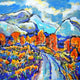 Original art for sale at UGallery.com | Up Yonder by Kip Decker | $2,400 | acrylic painting | 30' h x 30' w | thumbnail 1