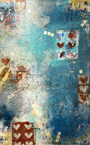 mixed media artwork by Linda Shaffer titled Always Time