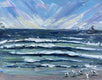 Original art for sale at UGallery.com | California Shores by Lisa Elley | $300 | oil painting | 11' h x 14' w | thumbnail 1