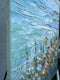 Original art for sale at UGallery.com | Calm Coastal Blues by Lisa Elley | $575 | oil painting | 16' h x 12' w | thumbnail 2