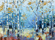 Original art for sale at UGallery.com | Wistful Woods by Lisa Elley | $475 | oil painting | 12' h x 16' w | thumbnail 1