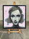 Original art for sale at UGallery.com | Dave as Davina by Malia Pettit | $1,700 | oil painting | 13.25' h x 13.25' w | thumbnail 3
