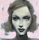 Original art for sale at UGallery.com | Dave as Davina by Malia Pettit | $1,700 | oil painting | 13.25' h x 13.25' w | thumbnail 1