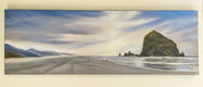 Original art for sale at UGallery.com | Sublime Coast XVII by Mandy Main | $1,000 | oil painting | 12' h x 36' w | thumbnail 3