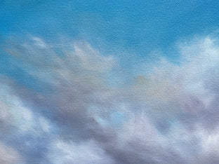 Horizon Beach Clouds II by Nancy Hughes Miller |   Closeup View of Artwork 