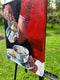 Original art for sale at UGallery.com | It’s Tea Time by Nava Lundy | $650 | acrylic painting | 18' h x 14' w | thumbnail 2