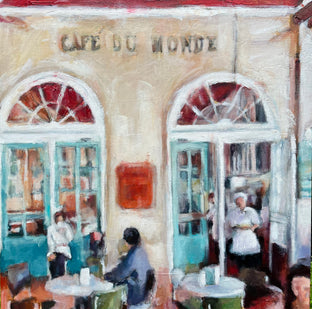 Morning at the Cafe by Nava Lundy |  Artwork Main Image 