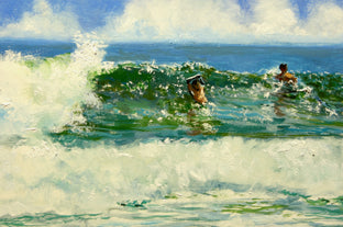 Crashing Surf by Onelio Marrero |   Closeup View of Artwork 