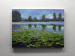 Original art for sale at UGallery.com | Morning Mist and Lilies by Onelio Marrero | $1,125 | oil painting | 18' h x 24' w | thumbnail 3