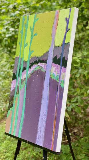 Long Walk Home by Peg Belcastro |  Side View of Artwork 