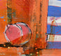 Original art for sale at UGallery.com | You're a Peach by Peg Belcastro | $900 | mixed media artwork | 24' h x 24' w | thumbnail 4