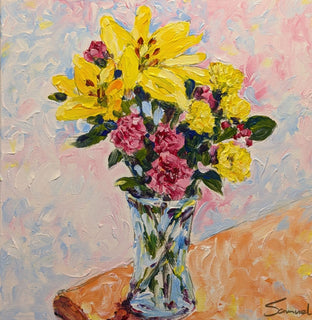 Bright Floral Still Life by Samuel Pretorius |  Artwork Main Image 