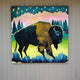 Original art for sale at UGallery.com | Golden Horn by Scott Dykema | $5,400 | mixed media artwork | 48' h x 48' w | thumbnail 3