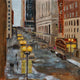 Original art for sale at UGallery.com | Winter Morning, Quiet Drama by Yangzi Xu | $700 | oil painting | 18' h x 18' w | thumbnail 1