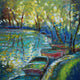Original art for sale at UGallery.com | Summer Boats 2 by Kip Decker | $2,400 | acrylic painting | 30' h x 30' w | thumbnail 1