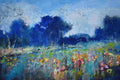 Original art for sale at UGallery.com | Ridgetop Flowers by Kip Decker | $1,800 | acrylic painting | 24' h x 36' w | thumbnail 1