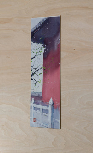 Watercolor Impressions of Chinese Architecture 1 by Siyuan Ma |  Side View of Artwork 