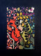 Original art for sale at UGallery.com | Kimono Soul (all color) by Tomo Mori | $725 | mixed media artwork | 9' h x 12' w | thumbnail 1