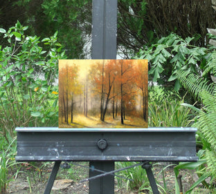 Autumn Path by Gail Greene |  Context View of Artwork 