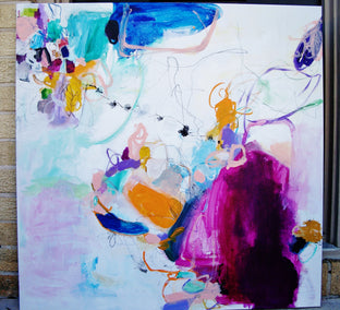La Mer Violette by Autumn Rose |   Closeup View of Artwork 