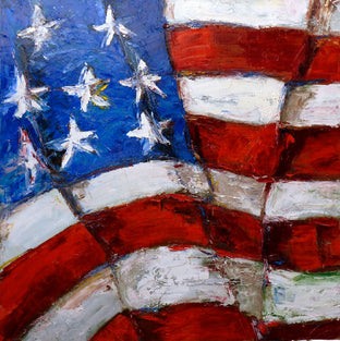 Flag by Judy Mackey |   Closeup View of Artwork 
