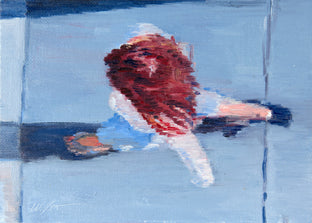 Girl Wearing Sandals at the Getty Center #4 by Warren Keating |  Artwork Main Image 