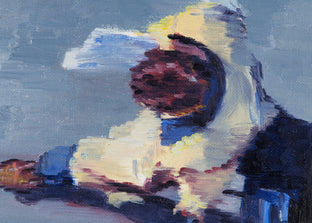 The Traveler In Paris #2 by Warren Keating |  Side View of Artwork 