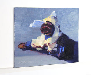 The Traveler In Paris #2 by Warren Keating |   Closeup View of Artwork 