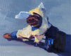 Original art for sale at UGallery.com | The Traveler In Paris #2 by Warren Keating | $400 | oil painting | 8' h x 10' w | thumbnail 1
