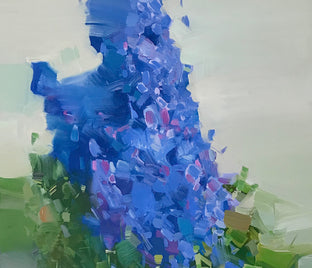 Lavenders by Vahe Yeremyan |  Side View of Artwork 