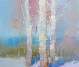 Birches Trees by Vahe Yeremyan |   Closeup View of Artwork 