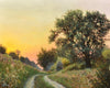 Original art for sale at UGallery.com | Walk by the Vistula River by Dariusz Choinski | $1,475 | oil painting | 16' h x 20' w | thumbnail 1