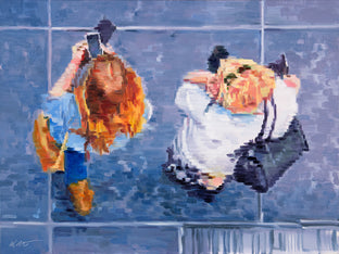 Hollywood Girlfriends on Mobile Phones by Warren Keating |  Artwork Main Image 
