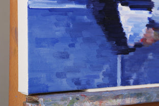 Red Cap And Cargo Shorts On Hollywood Boulevard by Warren Keating |  Side View of Artwork 