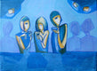 Original art for sale at UGallery.com | Don't Care by Diana Elena Chelaru | $275 | acrylic painting | 9' h x 12' w | thumbnail 1