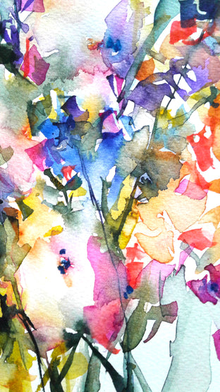Spring Bouquet XIV by Karin Johannesson |   Closeup View of Artwork 