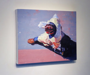 The Business Traveler in Paris Number Three by Warren Keating |  Context View of Artwork 