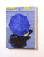 Original art for sale at UGallery.com | Blue Umbrella in Paris Rain #6 by Warren Keating | $750 | oil painting | 16' h x 12' w | thumbnail 3