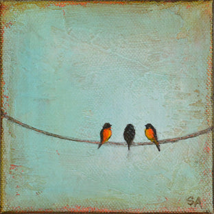 3 Robins by Sally Adams |  Artwork Main Image 